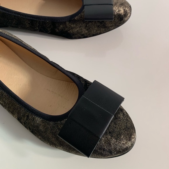 Blublonc Gold velvet ballerina flats size 41 - Picture 4 of 7